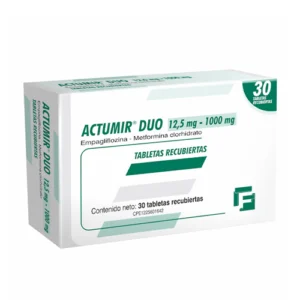 ACTUMIR DUO 12.5 MG / 1000 MG X 30 TAB (EMPAGLIFLOZINA/METFORMINA)(FARMA)