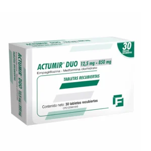 ACTUMIR DUO 12, 5MG/ 850 MG X 30 TAB(EMPAGLOFLOZINA/METFORMINA)(FARMA)