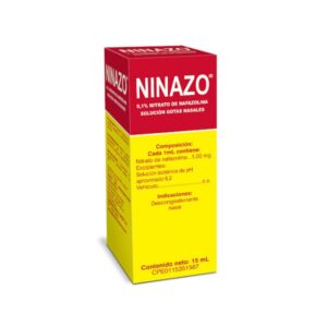 NINAZO SOL. NASAL ADUL X 15ML (NAFAZOLINA) (GOTAS) (FARMA, S.A.)