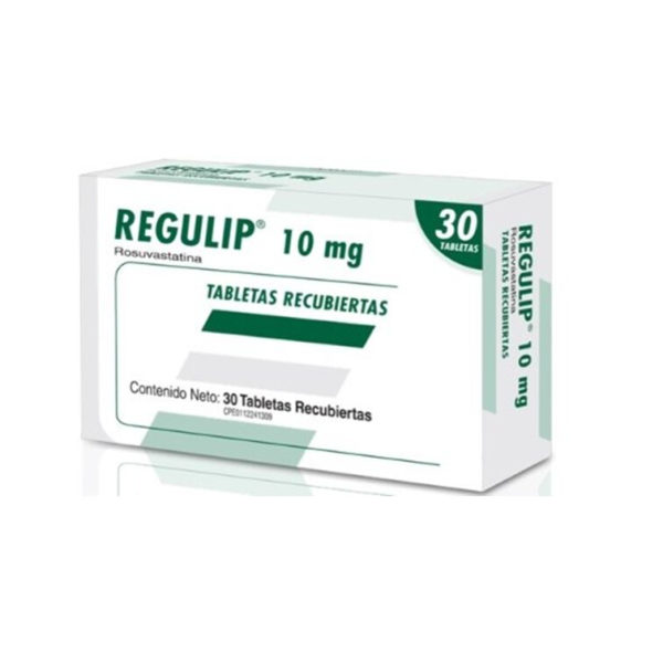 REGULIP 10MG X 30 TAB (ROSUVASTATINA) (FARMA, S.A.)(TABLETAS)