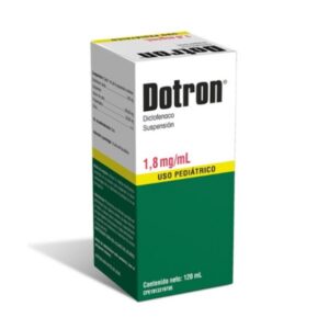 DOTRON 1,8MG SUSP PED X 120ML (DICLOFENACO POTASICO) (FARMA, S.A.) (JARABES)