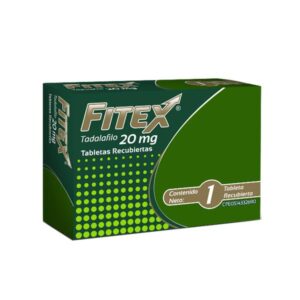 FITEX 20MG X 1 TAB (TADALAFILO) (FARMA, S.A.)(TABLETAS)