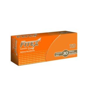 FITEX 5MG X 30 TAB (TADALAFILO) (FARMA, S.A.)(TABLETAS)