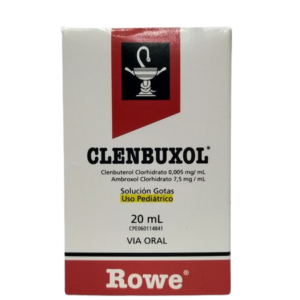 CLENBUXOL SOL GTA PED 20ML (CLENBUTEROL/AMBROXOL) (ROWE) (GOTAS)