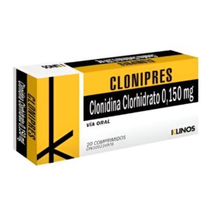 CLONIPRES 0,150MG X 20 COMP (CLONIDINA) (TABLETAS) (KLINOS)