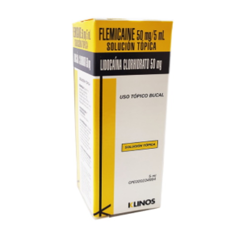 FLEMICAINE SOL TPCO DENT 5ML (LIDOCAINA) (KLINOS)