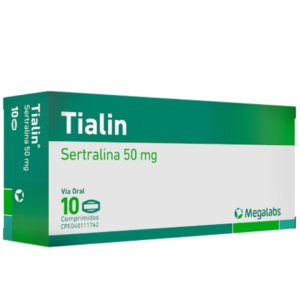 TIALIN 50MG X 10 COMP (SERTRALINA) (TABLETAS) (MEGALABS)