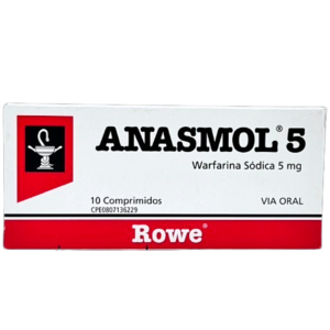 ANASMOL 5 MG X 10 TAB (WARFARINA)(ROWE)