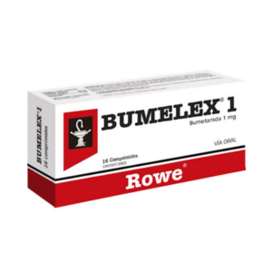 BUMELEX 1MG X 16 COMP (BUMETANIDA)(ROWE)(TABLETAS)