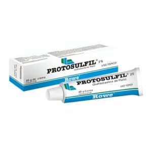 PROTOSULFIL CREMA 30G (SULFADIAZINA DE PLATA)(ROWE) (CREMAS)