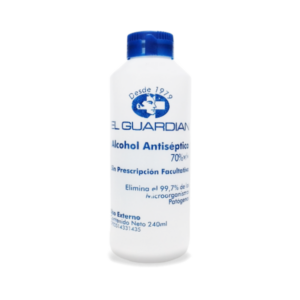 ALCOHOL 240ML (EL GUARDIAN)(MMQ)