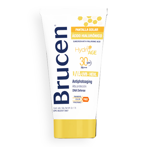 BRUCEN PANTALLA SOLAR CON AC. HIALURONICO 30SPF X 50GR (BRUPHARM)