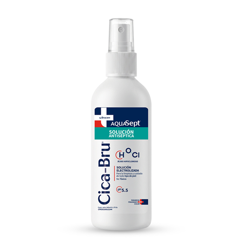 CICA-BRU  SOLUCION ANTISEPTICA AQUASEPT  120 ML (BRUCEN)