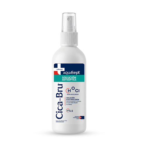 CICA-BRU SOLUCION ANTISEPTICA AQUASEPT 240 ML (BRUCEN)