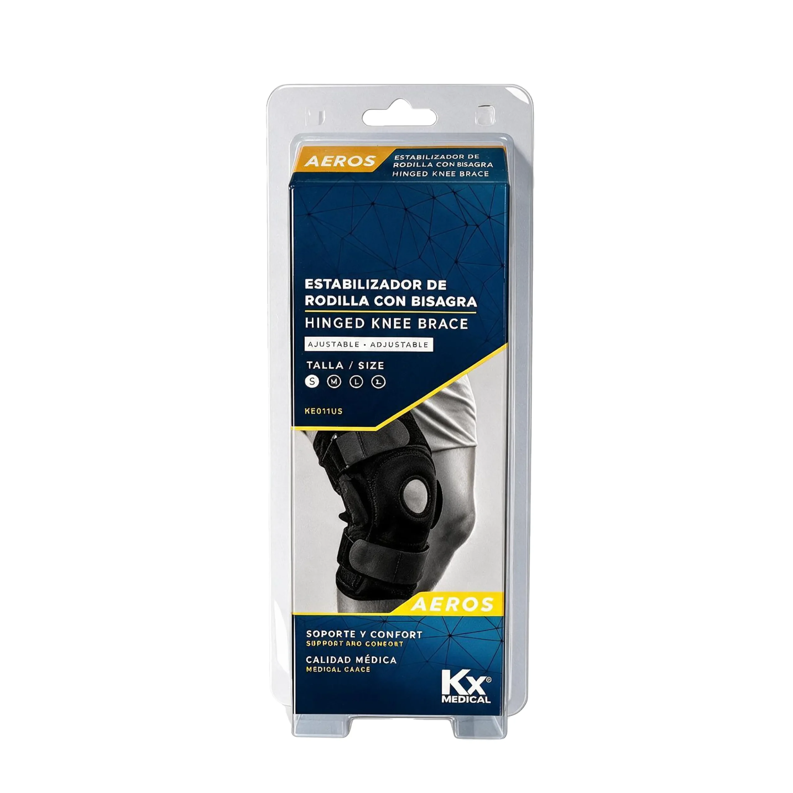 ESTABILIZADOR DE RODILLA AJUSTABLE TALLA S (KX MEDICAL)