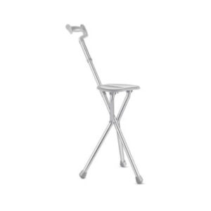 BASTON DE ALUMINIO CON ASIENTO AJUSTABLE (KX MEDICAL)