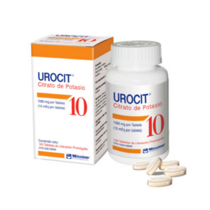UROCIT 1080MG X 100 TAB (CITRATO DE POTASIO) (MISSION) (TABLETAS) (FARMA, S.A.)