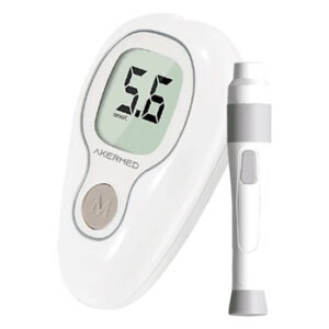 GLUCOMETRO AKERMED K3 + 50 CINTAS + BATERIAS