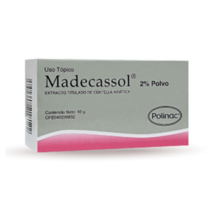 MADECASSOL 2% POLVO 10G (POLINAC) (CREMAS)