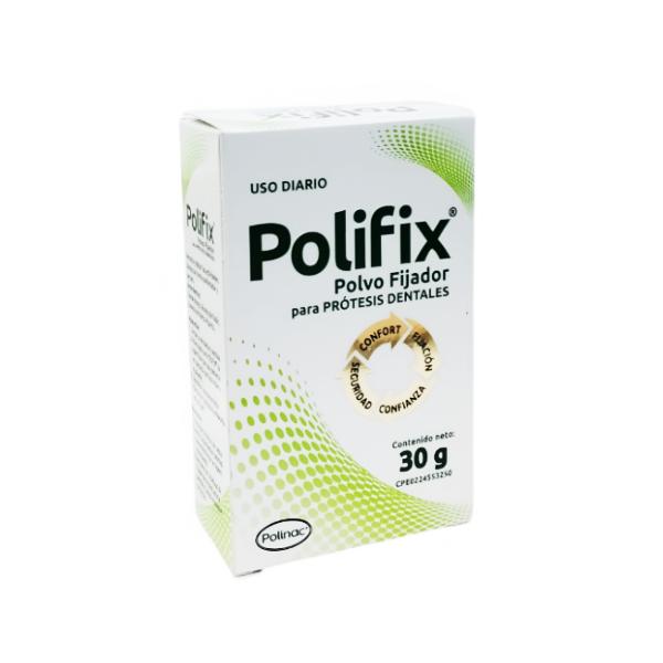 POLIFIX POLVO 30GR ADHESIVO DENTAL (POLINAC)