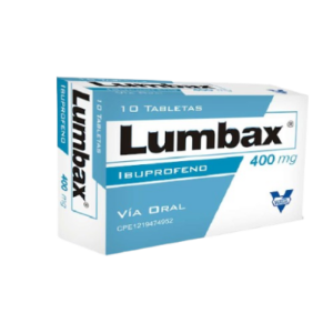 LUMBAX 400MG X 10 TAB (IBUPROFENO)(VARGAS)
