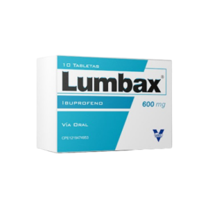 LUMBAX 600MG X 10 TAB (IBUPROFENO) (VARGAS)
