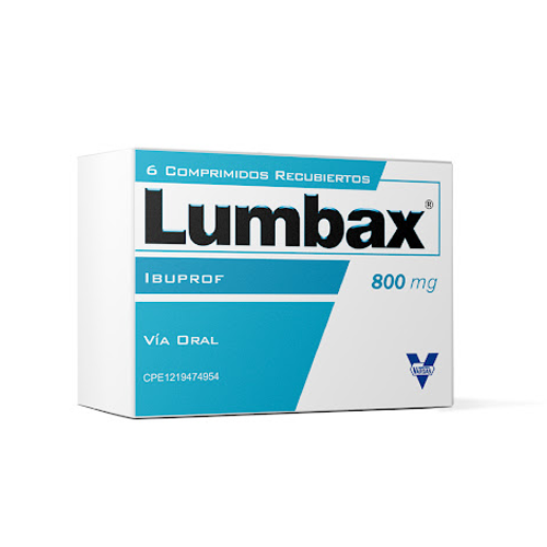 LUMBAX 800MG X 6 TAB VARGAS (IBUPROFENO)(VARGAS)