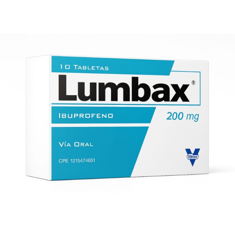 LUMBAX 200MG X 10 TAB (IBUPROFENO) (VARGAS)
