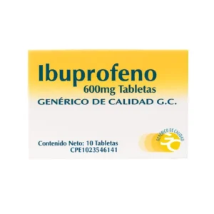 IBUPROFENO 600 MG X 10 TAB (GENERICOS DE CALIDAD)