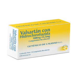VALSARTAN HIDROCLOROTIAZIDA 160-12,5 MG X 10 COMP (GENERICOS DE CALIDAD)