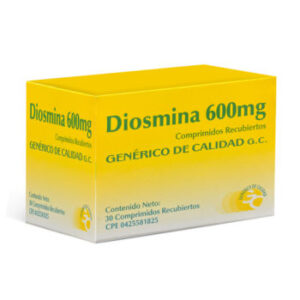 DIOSMINA 600 MG X 30 TAB (GENERICOS DE CALIDAD)