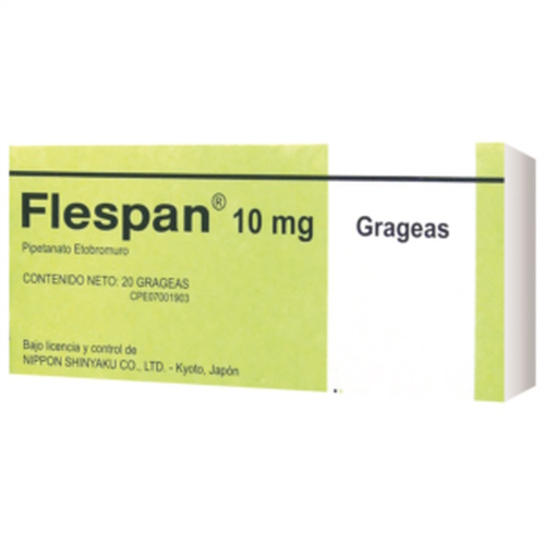 FLESPAN 10 MG X 20 COM (ETOBROMURO DE PIPETANATO) (FAHD)