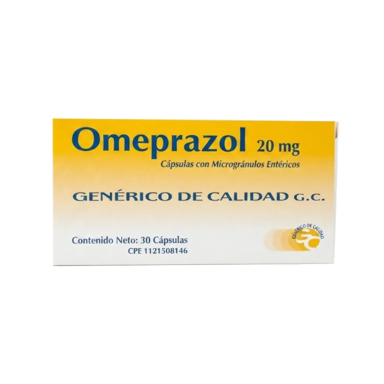 OMEPRAZOL 20MG X 30 CAPS (GENERICO DE CALIDAD)