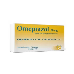 OMEPRAZOL 20MG X 7 TAB  BLISTER (GENERICOS DE CALIDAD)