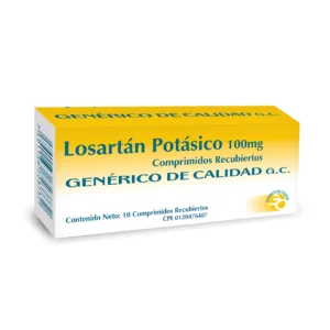 LOSARTAN POTASICO 100MG X 10 TAB (GENERICOS DE CALIDAD)