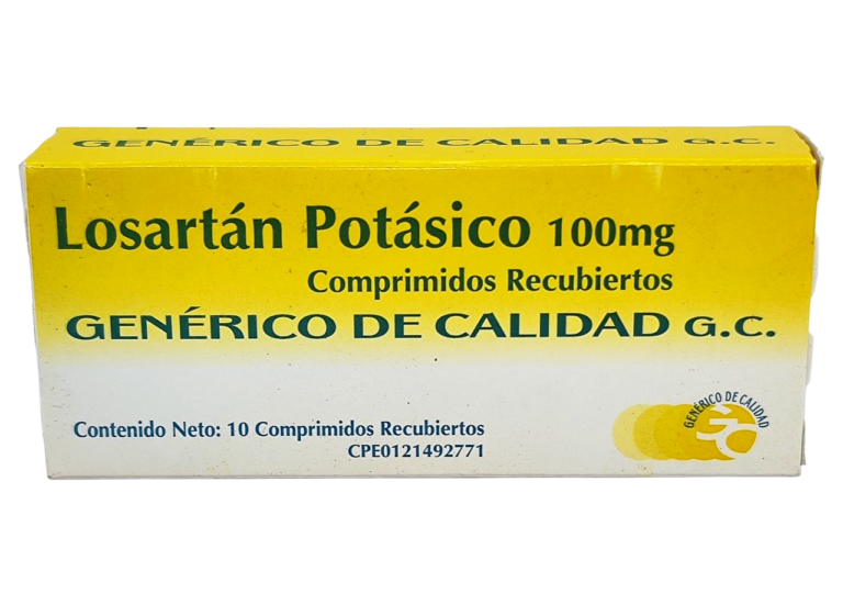 LOSARTAN POTASICO 100MG X 10 TAB (GENERICOS DE CALIDAD)
