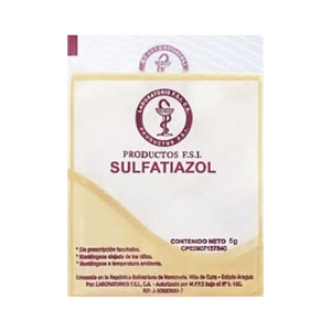 SULFATIAZOL 5G CICATRIZANTE (PRODUCTOS F.S.I.) (RECETURA)