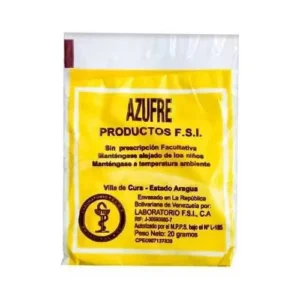 AZUFRE 20 G X 1 UND. TARRO (F.S.I)(RECETURA)