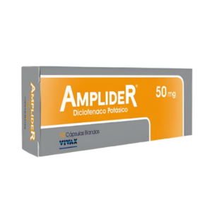 AMPLIDER 50 MG X 10 CAP (DICLOFENAC POTASICO) (VIVAX)