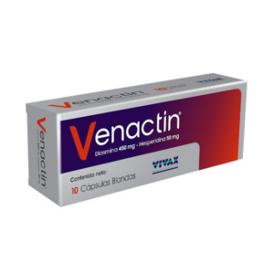 VENACTIN 450MG/ 50MG X 10 CAP (DIOSMINA-HESPERIDINA) (TABLETAS) (VIVAX)