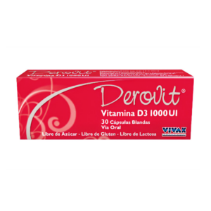 DEROVIT D3 1000UI X 30 CAP (VIVAX)