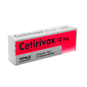 CETIRIVAX 10MG X 10 COMP (CETIRIZINA) (TABLETAS) (CALOX /VIVAX)