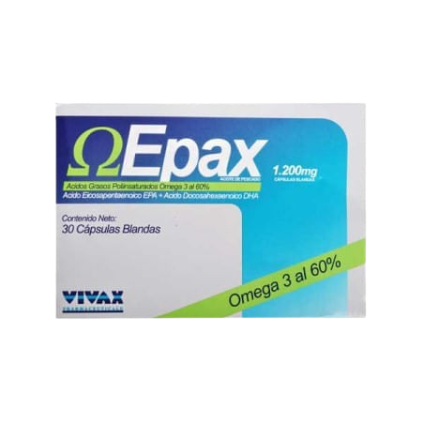 EPAX 1.200MG X 30 CAP (OMEGA 3) (TABLETAS) (VIVAX)