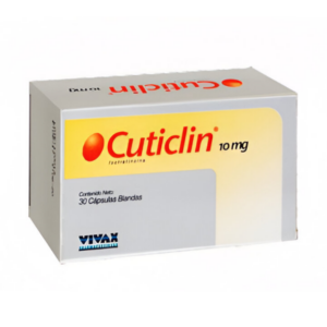 CUTICLIN 10MG X 30 CAP (ISOTRETINOINA)(TABLETAS)(VIVAX)