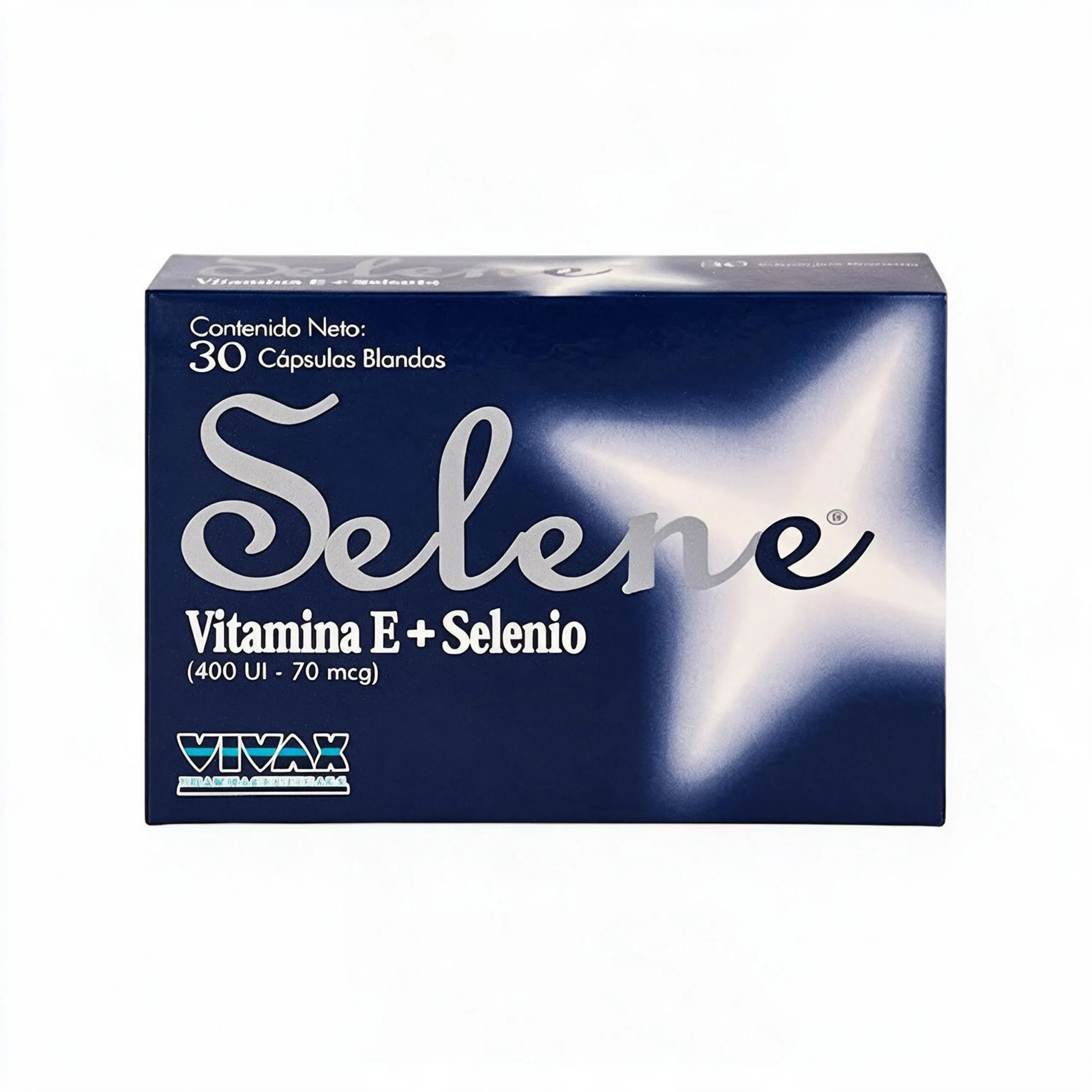 SELENE 400UI/70MCG X 30 CAP (VITAMINA E+ SELENIO)(VIVAX)