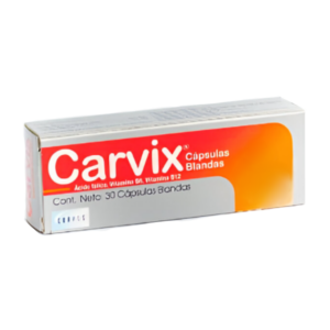 CARVIX X 30 CAP BL (ACIDO FOLICO/VIT B6/ VIT B12) (TABLETAS) (VIVAX)