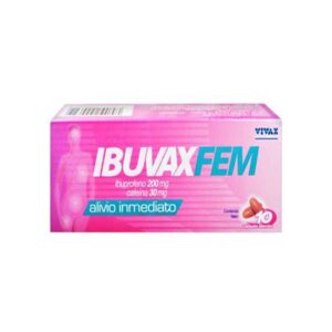 IBUVAXFEM 200MG/30MG X 10 CAP (IBUPROFENO-CAFEINA) (TABLETAS) (VIVAX)