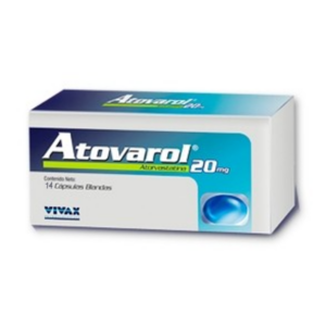 # ATOVAROL 20MG X 14 CAP (ATORVASTATINA) (TABLETAS) (VIVAX)