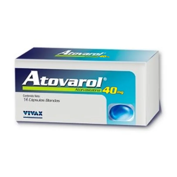 ATOVAROL 40MG X 14 CAP (ATORVASTATINA) (TABLETAS) (VIVAX)