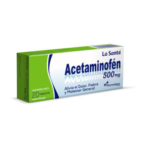 ACETAMINOFEN 500MG X 20 TAB (LA SANTE)(TABLETAS)